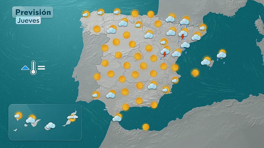 Pronóstico España jueves 17