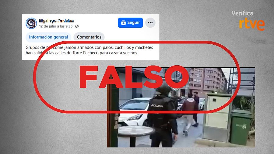 No es un vídeo de “magrebíes” armados en Torre Pacheco, es Fuenlabrada en 2021