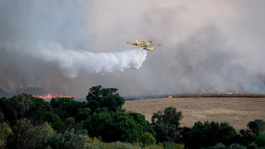 Los impactantes efectos del incendio de Méntrida, Toledo, en imágenes
