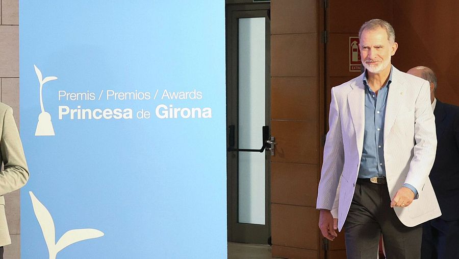 El rey preside la reunión del Patronato de la Fundación Princesa de Girona