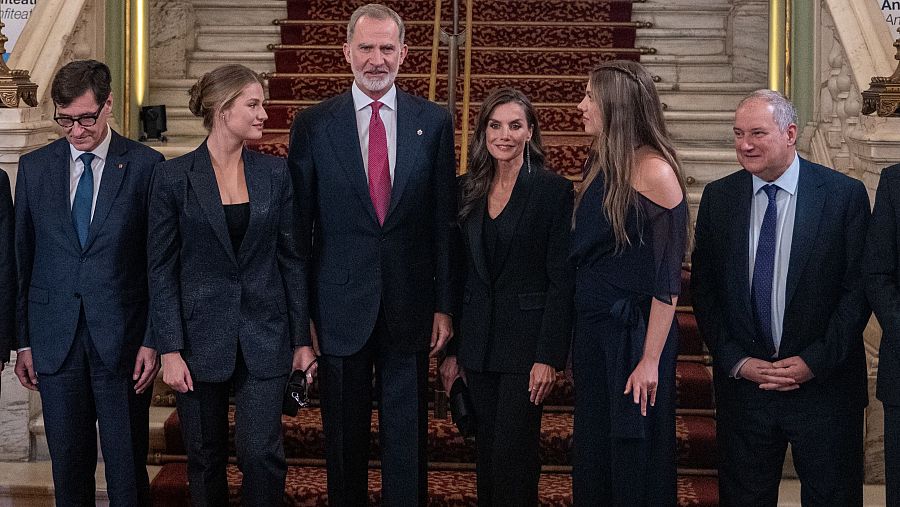 Foto de familia de los Premios Princesa de Girona 2025