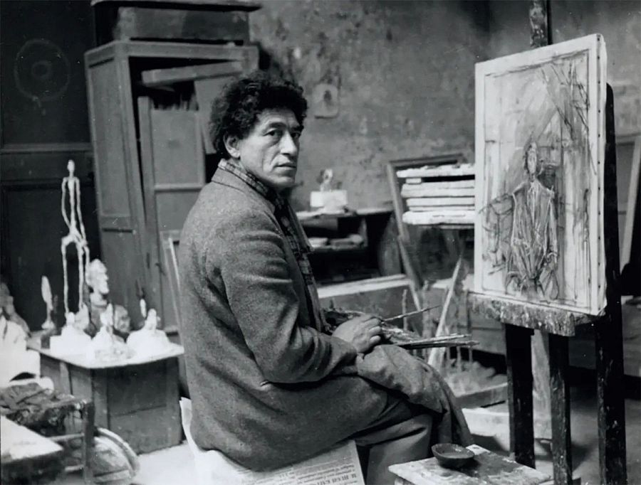 Giacometti en su estudio