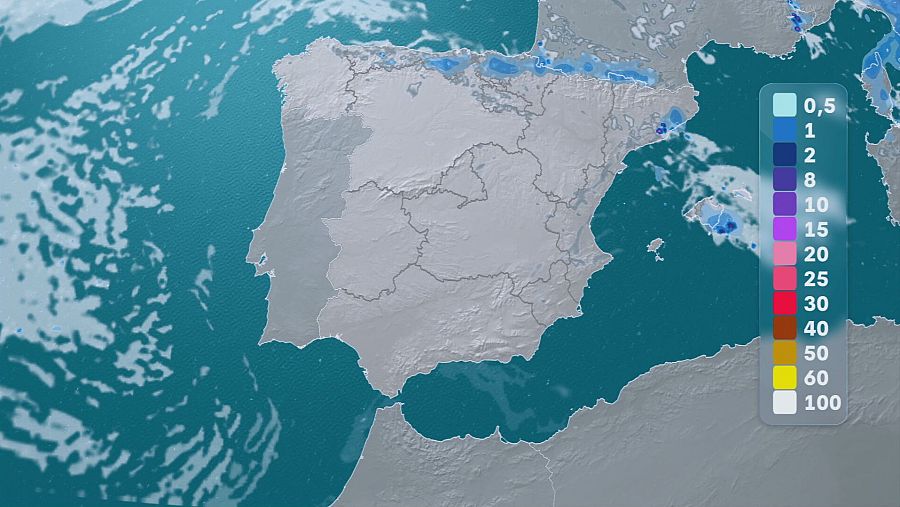 Tiempo estable en casi toda España menos en nordeste, Pirineos, este de Cataluña y Baleares