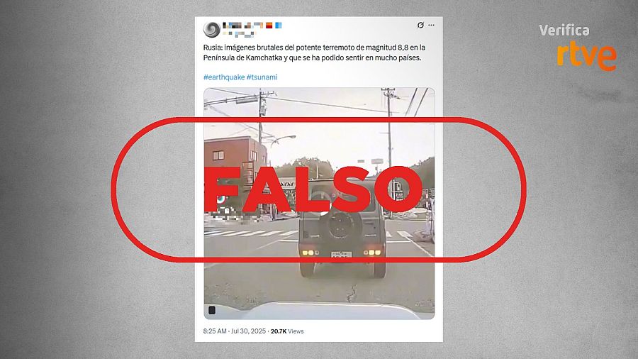 Vídeo que presenta fragmentos antiguos y los presenta como actuales