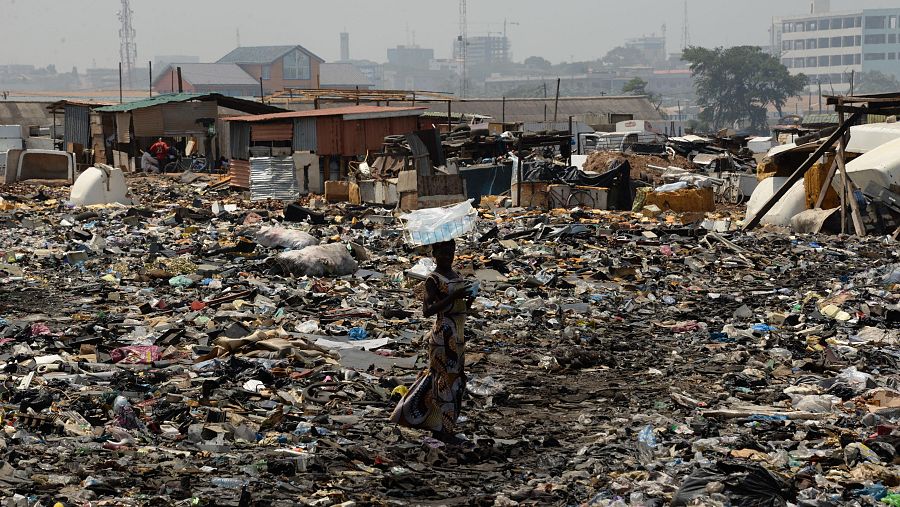 Vertedero Agbogbloshie, en Kenia