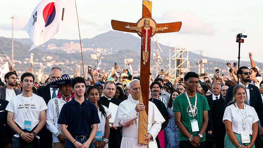 León XIV se cita con miles de jóvenes en Roma en el Jubileo