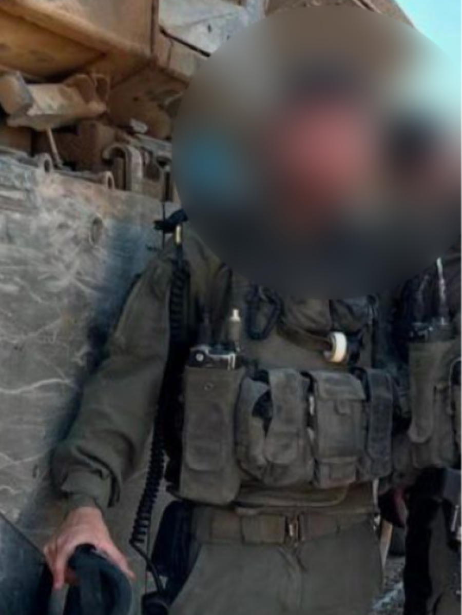 M. K. Sargento de la Brigada Givati denunciado por la Fundación Hind Rajab. 
