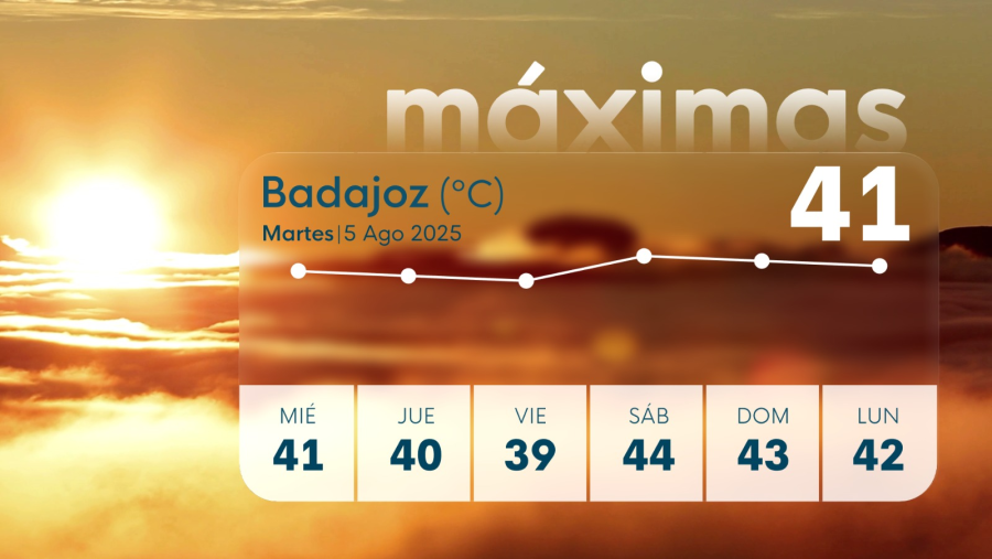 En Badajoz, desde el 26 de julio todos los días han superado los 40 grados