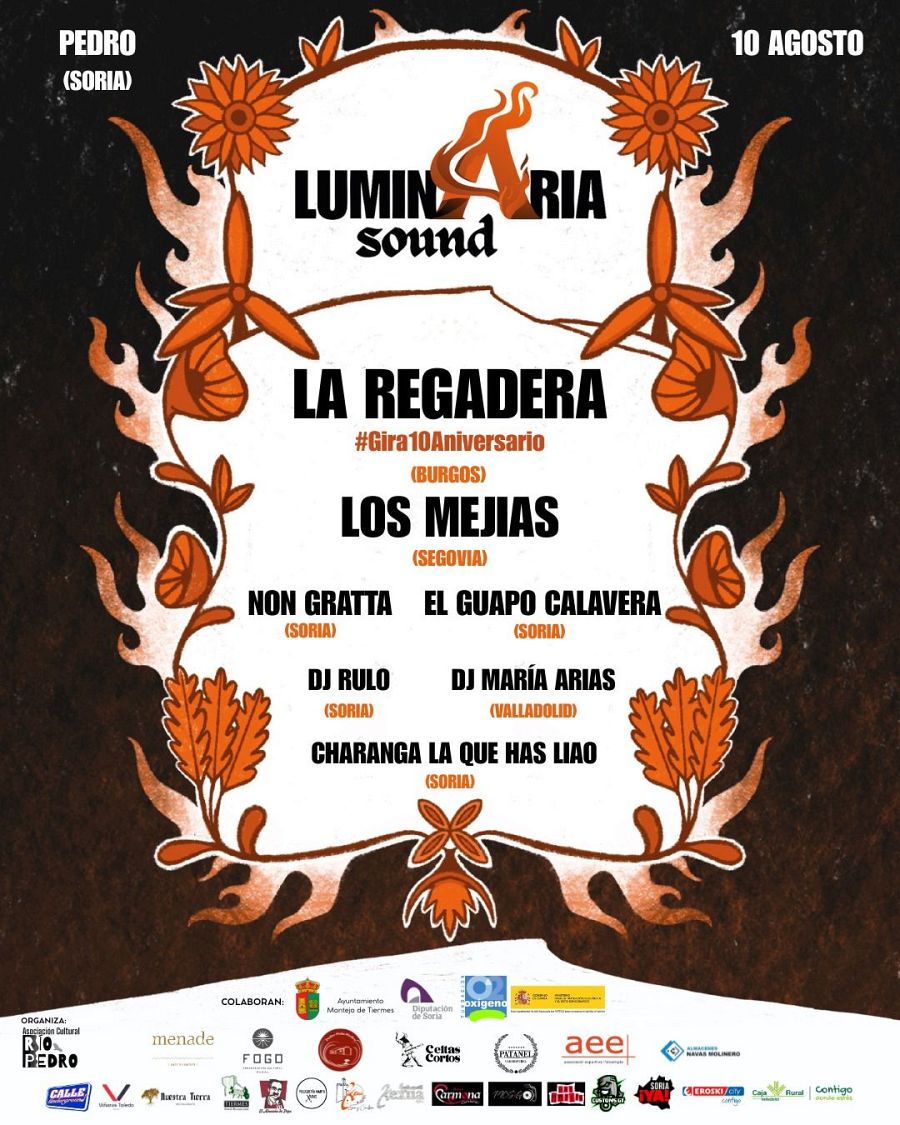 Cartel del festival que tendrá lugar el 10 de agosto en Pedro (Soria).