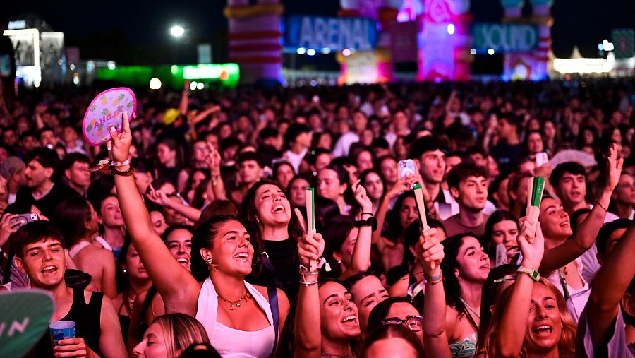 Asistentes a la primera jornada del Arenal Sound que se celebró el pasado mes de julio en la localidad castellonense de Burriana.