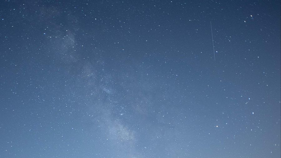 Un meteorito cruza el cielo en Ronda, Andalucía