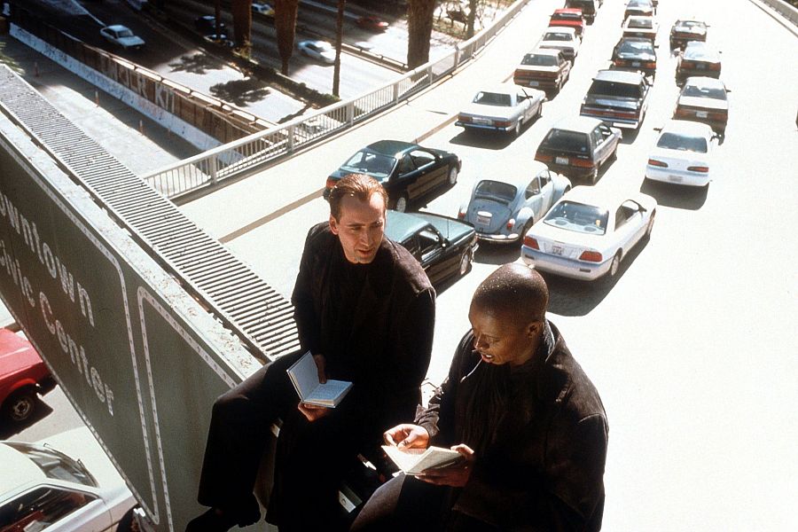 Nicolas Cage y Andre Braugher en 'City of Angels'