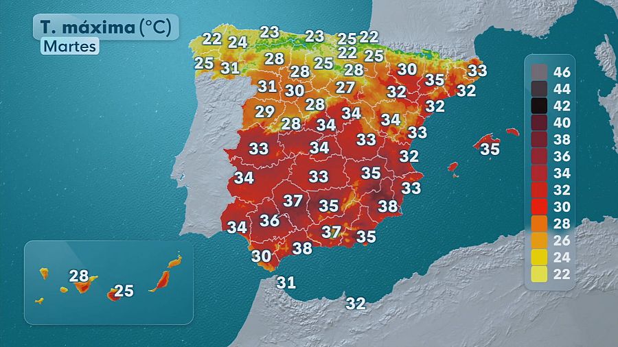El tiempo hoy 19 de agosto en España