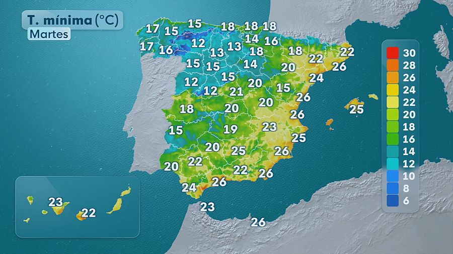 El tiempo hoy 19 de agosto en España