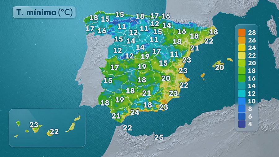 El tiempo hoy 20 de agosto en España