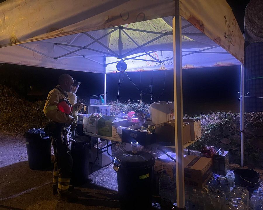 El festival Ponte Farruca convertido en un puesto de ayuda en Laza