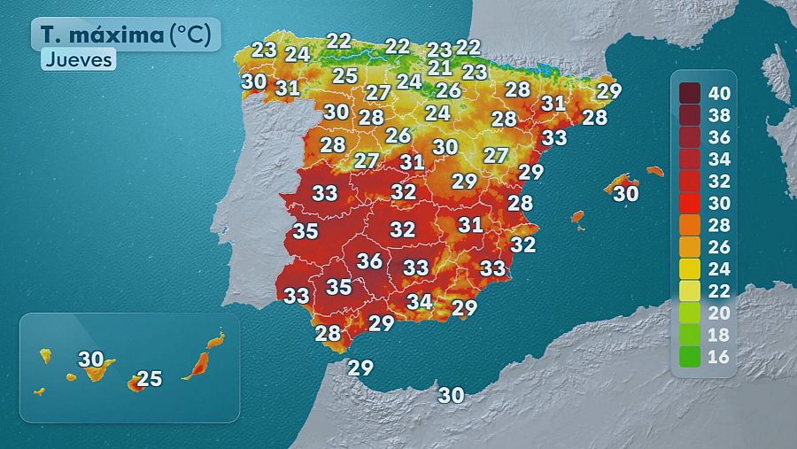 El tiempo hoy 21 de agosto