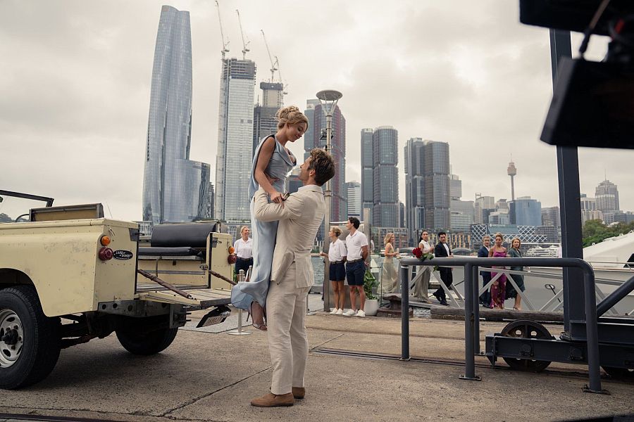 Sydney Sweeney y Glen Powell en 'Cualquiera menos tú'