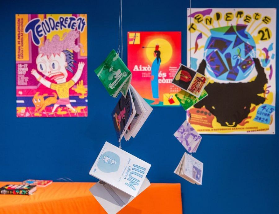 Exposición de fanzines: pósters de eventos 