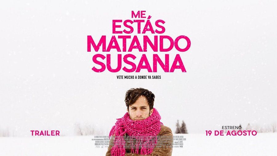 Cartel de 'Me estás matando, Susana' con Gael García Bernal y Verónica Echegui.