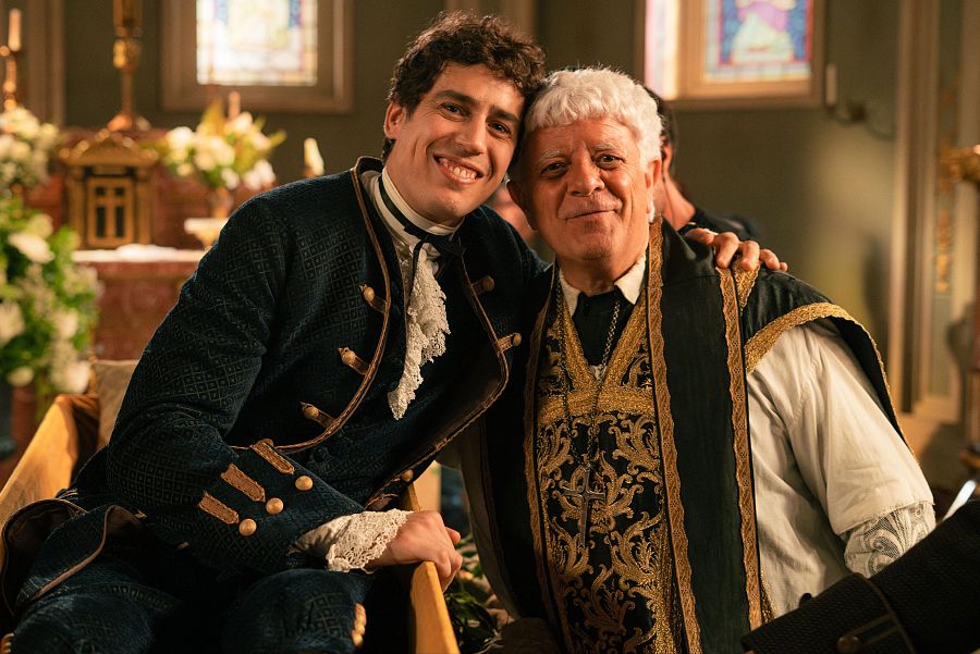 Nacho Olaizola en su último día de rodaje en 'Valle Salvaje'