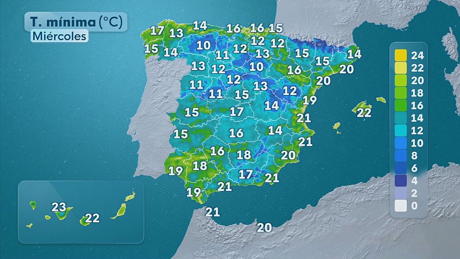 El tiempo este miércoles 3 de septiembre