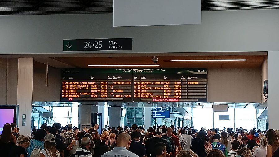 Retraso alta velocidad Madrid