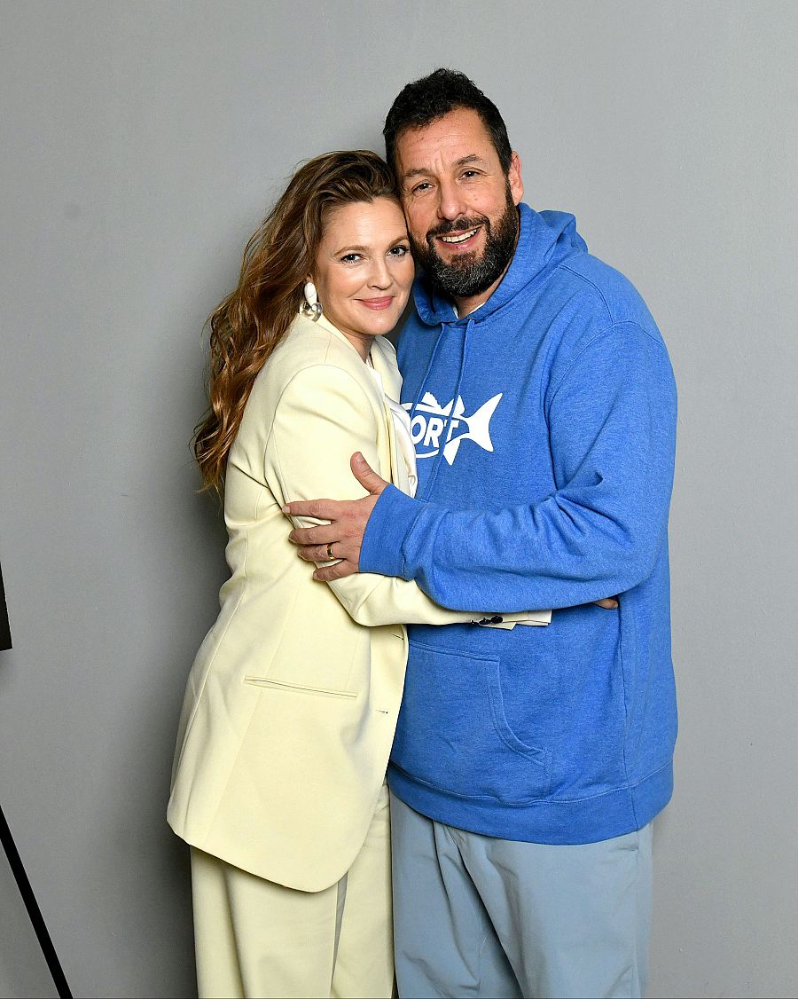 Drew Barrymore y Adam Sandler en 2022