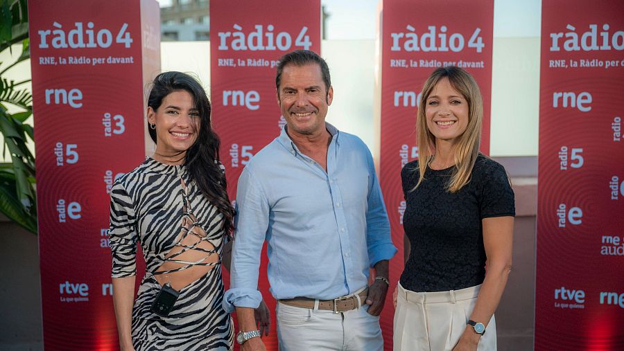 Ares Teixidó, Vador Lladó i Montse Vidal del programa 'Bon dia i bona sort'