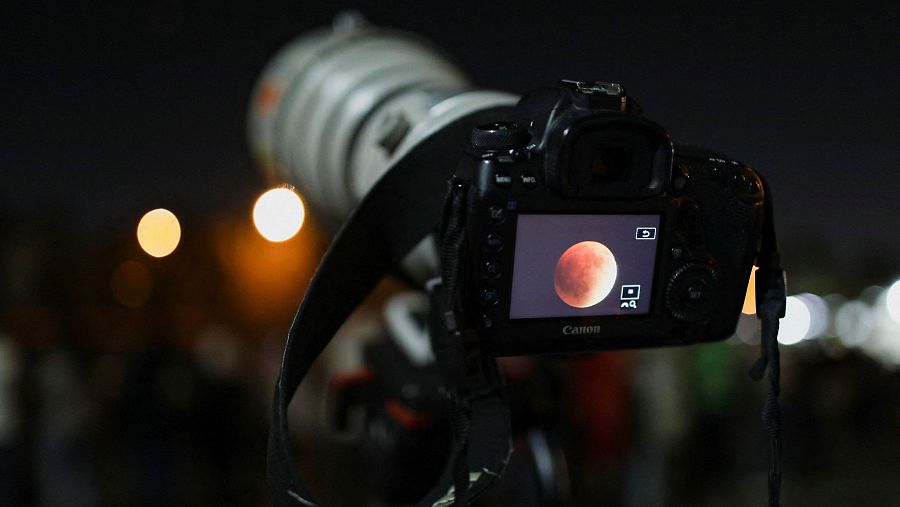 Eclipse lunar en Ammán
