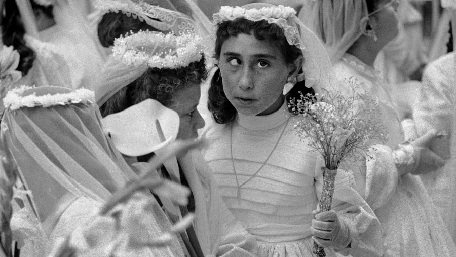 Detalle de una foto de la exposición de Leica