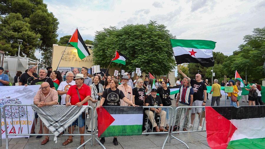 Protestas para exigir el embarg de armas a Israel