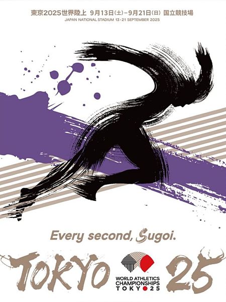 Cartel del Mundial de atletismo de Tokio 2025
