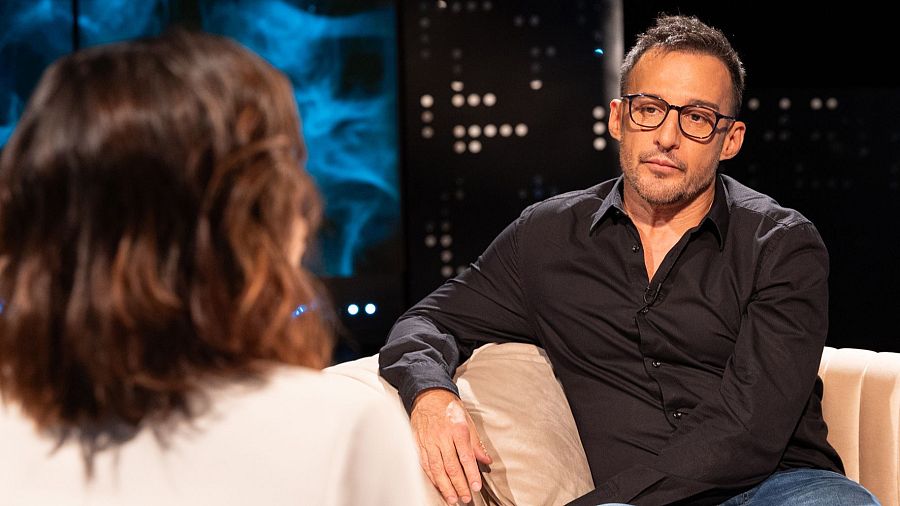 Amenábar, durante la entrevista