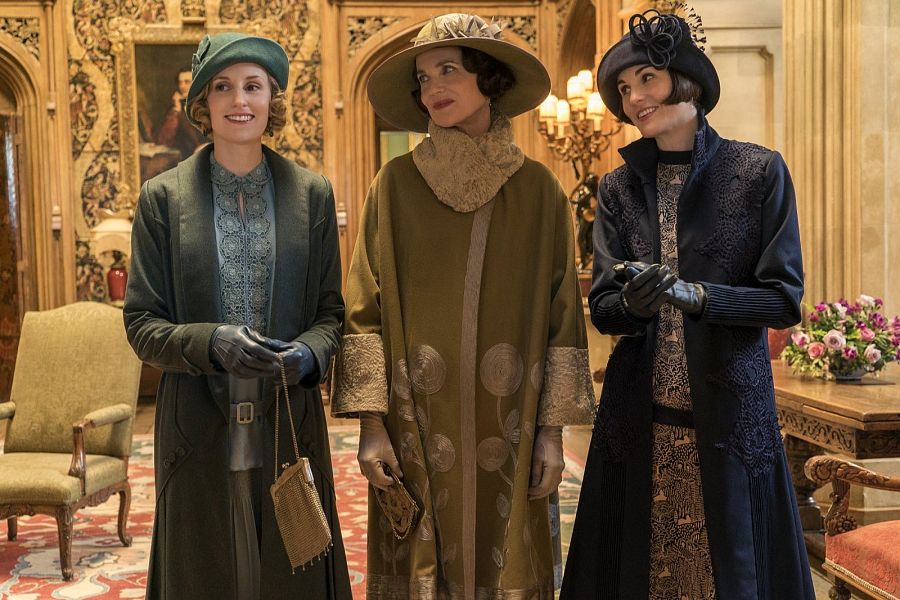 Laura Carmichael, Elizabeth McGovern y Michelle Dockery en 'Downton Abbey'