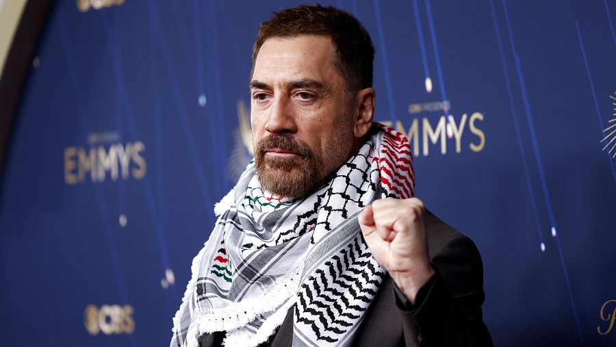 Javier Bardem apoya a Gaza en los Emmys