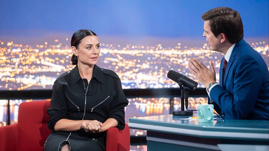 Miren Ibarguren, en 'Late Xou'