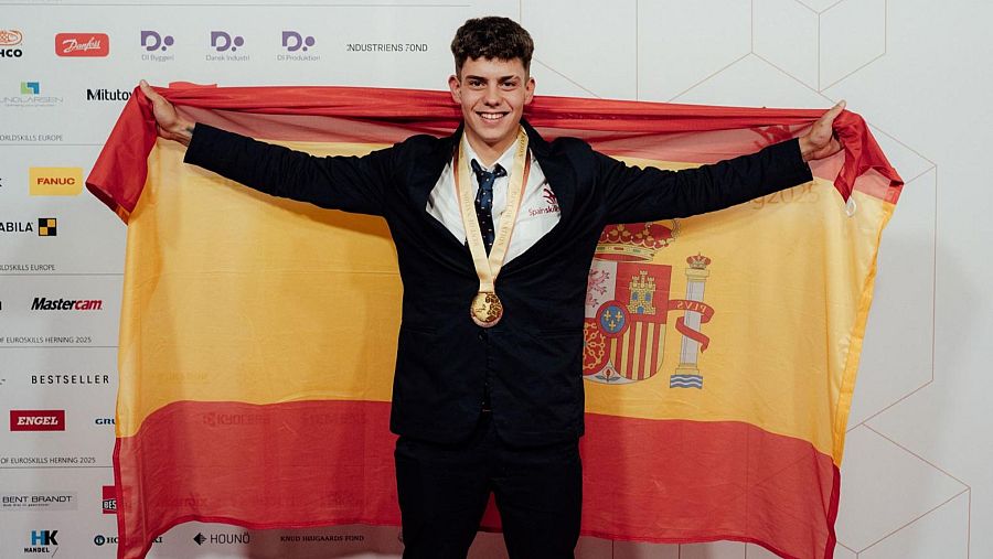 Alex Caro Tello, bronce europeo de FP en refrigeración y aire acondicionado.