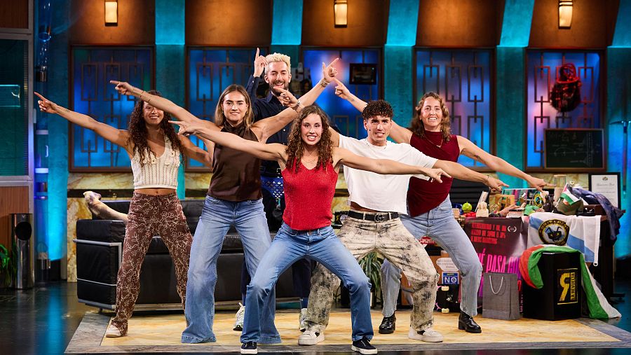 Imagen de 'La revuelta', este miércoles, con Iris Tió