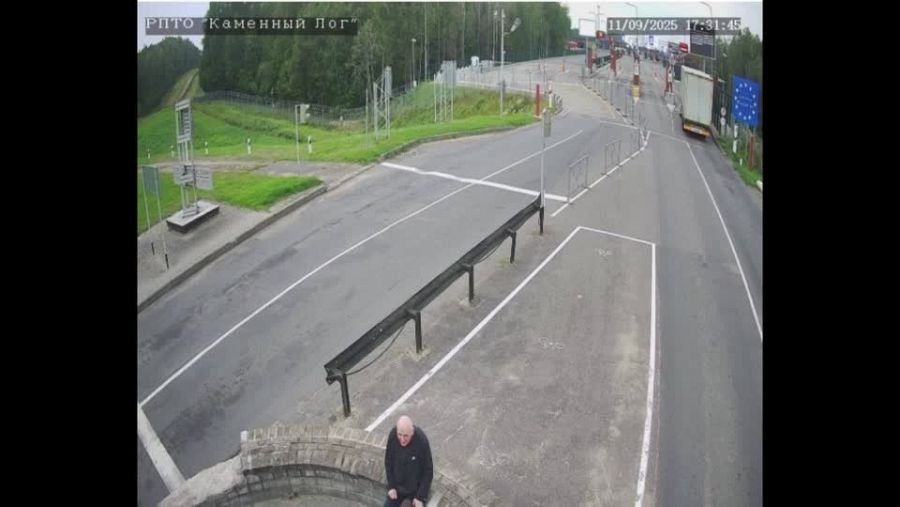 Statkévich, en la frontera entre Bielorrusia y Lituania / Comité Estatal de Fronteras de Bielorrusia