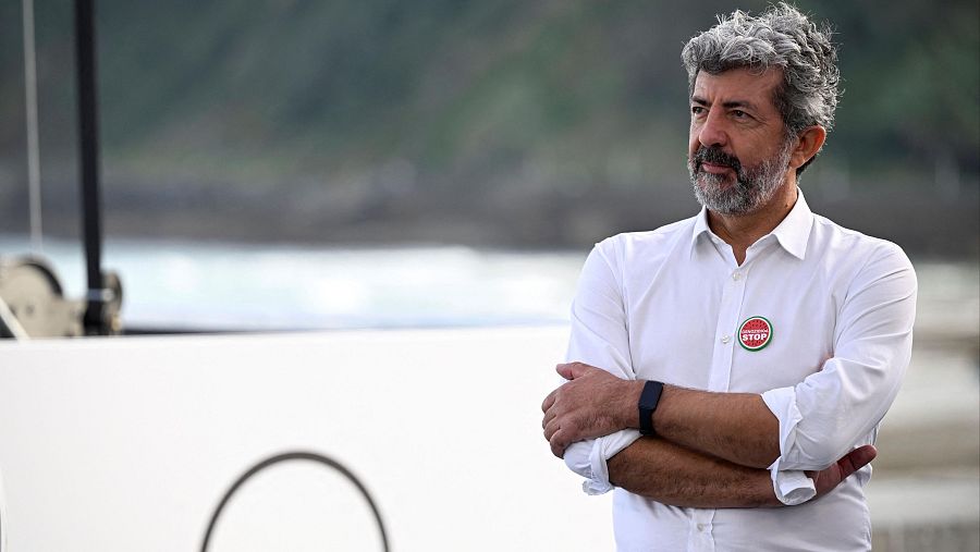 El director Alberto Rodríguez, en San Sebsatián.
