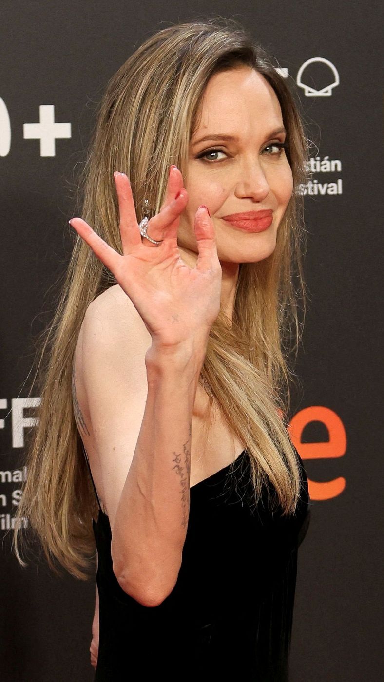 Angelina Jolie, en el Festival de San Sebastián.