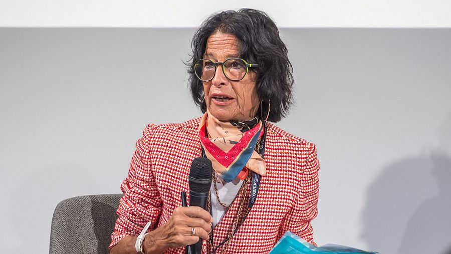 Mercedes de Pablos, durante su intervención