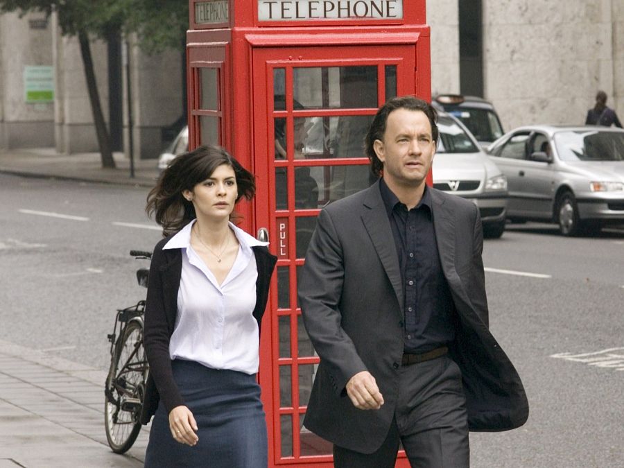 Audrey Tautou y Tom Hanks en 'El código Da Vinci'
