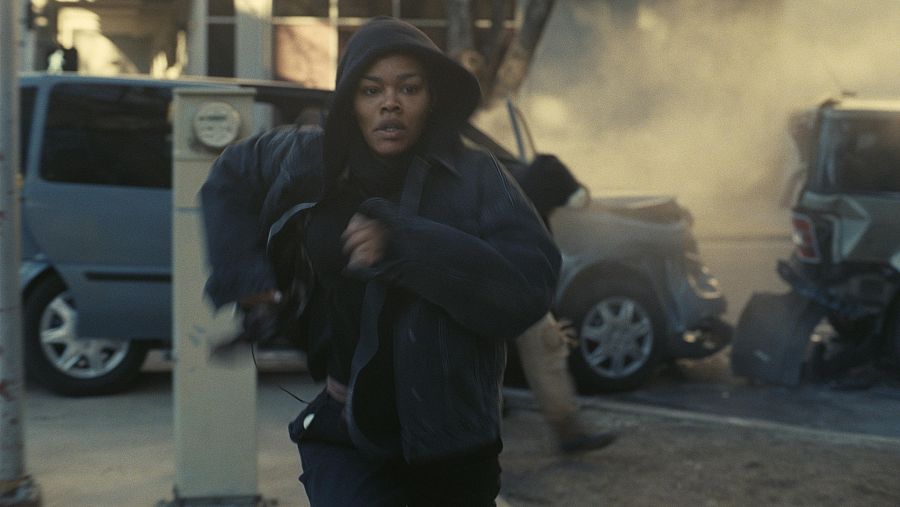 La actriz Teyana Taylor, en 'Una batalla tras otra'