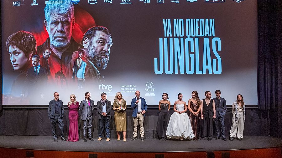 Presentación dela película en el interior del Kursaal