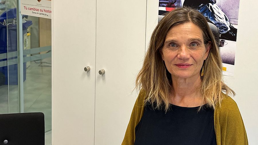 María Santos, responsable de Personas Sin Hogar en Cáritas Española