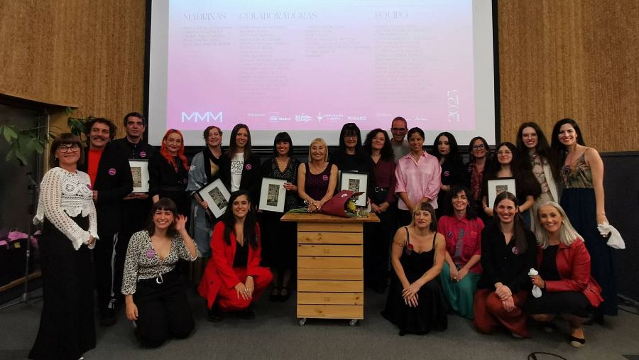 Foto de galardonados en los Premios MMM