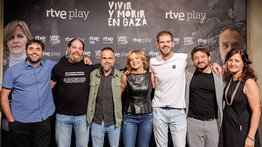 Equipo de 'Vivir y morir en Gaza'