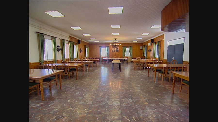 Sala donde tuvo lugar el consejo de guerra contra José Luis Sánchez-Bravo en El Goloso (Madrid)